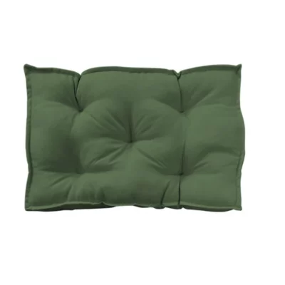 Coussin câle reins déperlant vert kaki L.60 x l.40 x ep.10cm Ornami
