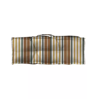 Coussin accoudoir déperlant Bayader rayé multicouleurs L.58 x l.10 x ep.20 Ornami