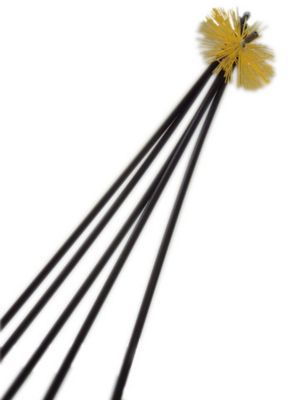 Kit de ramonage en nylon Kibros 1.40 m et 1 hérisson nylon Ø250 mm