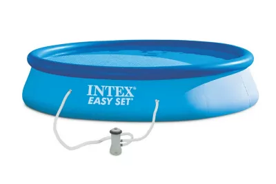 Piscine autoportante Intex Easy Set ø3,96 m + Gonfleur à main