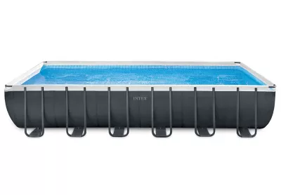 Piscine tubulaire rectangulaire Intex Ultra XTR 7,32 x 3,66 x 1,32 m + stérilisateur sel inclus