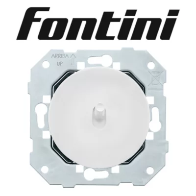 Interrupteur va et vient Fontini Dom blanc à composer