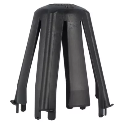 Capot de protection pour spot encastrés SpotClip-II HellermannTyton noir vendu par 3 pièces