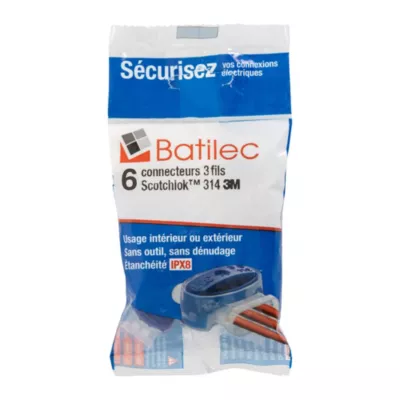 6 connecteurs Scotchlok IPX8 Batilec