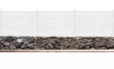 Panneau plein en PVC blanc prêt à poser L.150 x H.90 cm x ép.24 mm, Morey