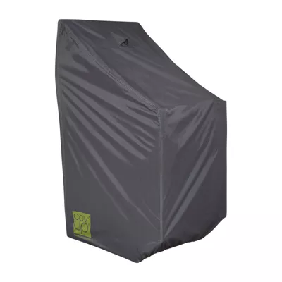 Housse de protection Urban pour chaises empilables Oviala H.120 cm gris