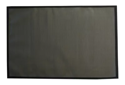 Tapis de terrasse textilène gris 120 x 180 cm