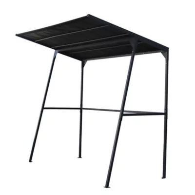 Tonnelle pour barbecue acier et toit polyester Solys 1,80 x 1,30 m