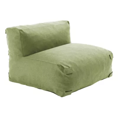 Fauteuil de jardin tissu polypropylène olefin vert Oviala Mixi