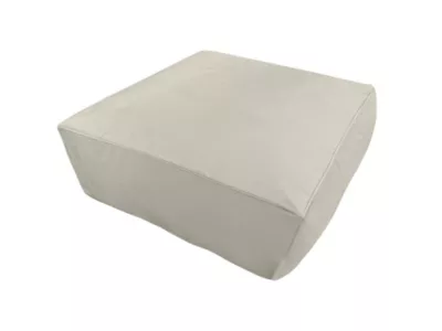 Housse de protection pour pouf Mixi Oviala H.30 cm beige