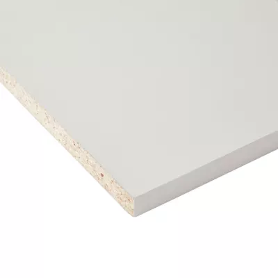Tablette mélaminé blanc, ép.25 mm