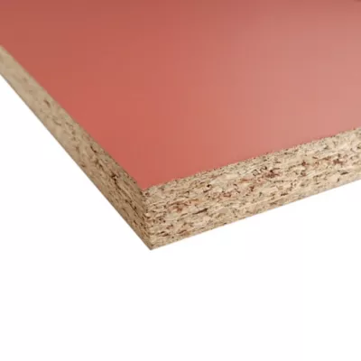 Panneau mélaminé Ninna prédécoupé terracotta 280X60X2.2cm
