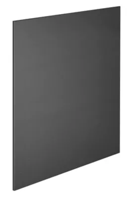 Fond de hotte inox brossé noir 60 x 70 cm