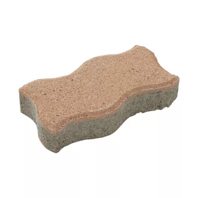 Pavé S saumon 20 x 10 cm, ép.5 cm