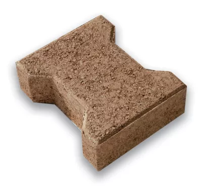 Pavé de jardin H 6 ocre