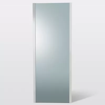Paroi de douche fixe Cooke & Lewis Zilia verre fumé 80 cm