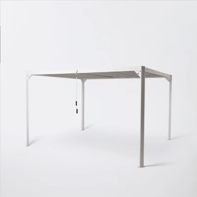 Tonnelle aluminum Blooma Beloye blanche 300 x 360 cm