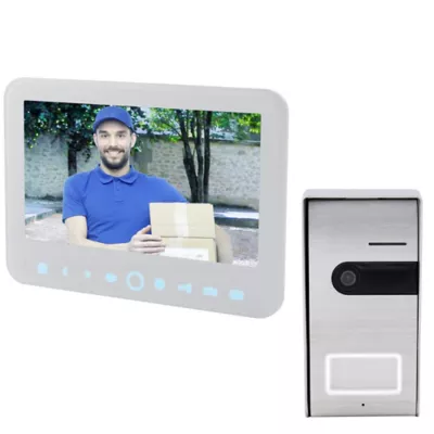 Écran vidéo filaire + bouton tactile pour l'extérieur filaire Blyss Jelbi