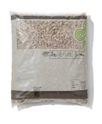 Concassé calcaire blanc 6-16 Blooma 25kg (2 sacs achetés, le 3ème offert)