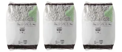 Lot de 2 sacs de gravier marbre blanc 8-16 Blooma 25kg + 1 gratuit