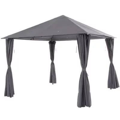 Tonnelle Shamal Blooma grise 3 x 3m