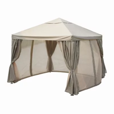 Tonnelle Preston Blooma taupe 3 x 3m