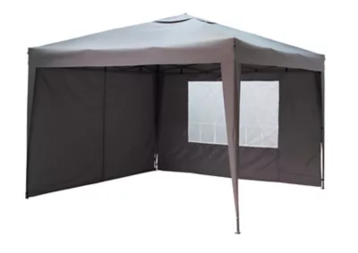 Tonnelle Tudy taupe 3 x 3 m