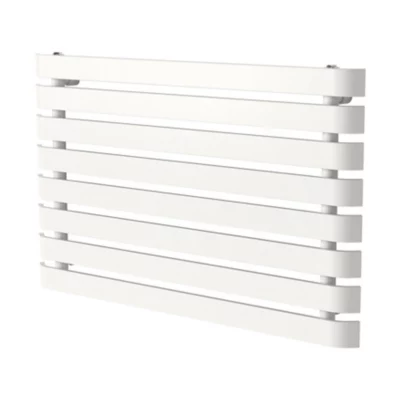 Radiateur eau chaude GoodHome Wilsona Horizontal Blanc 605 W