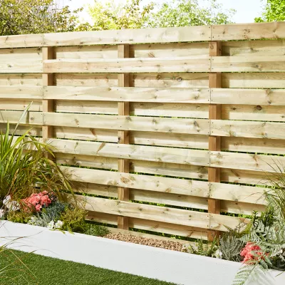 Poteau en bois Blooma vert 7 x 7 x h.180 cm