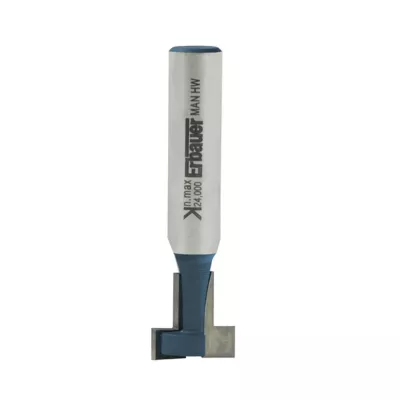 Fraise de défonceuse à rainurer en T ø 12.7 x l. 8 mm