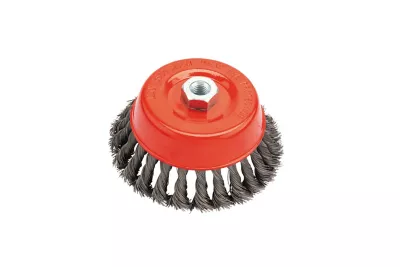 Brosse torsadée acier pour meuleuse Universal 150 mm