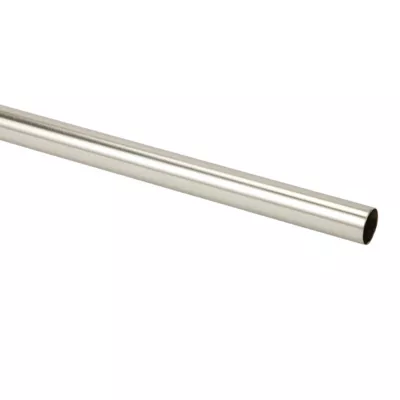 Barre à rideaux Athens GoodHome chrome L.300 x Ø18cm