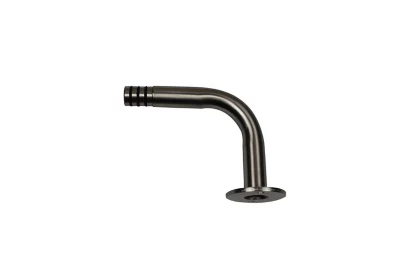 Équerre fixation arrondie pour barre à rideau GoodHome 19 mm Athens gris