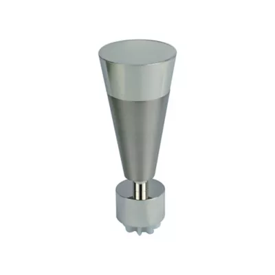 Embout cône pour barre à rideau GoodHome 28 mm Olympe gris