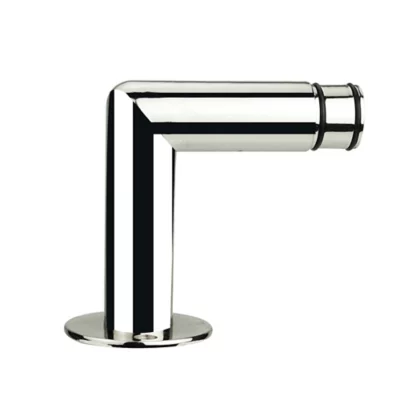 Équerre fixation droite pour barre à rideau GoodHome 28 mm Olympe gris