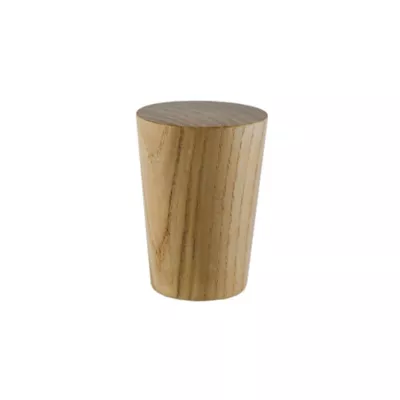 Embout cône pour barre à rideau GoodHome 28 mm Symi naturel