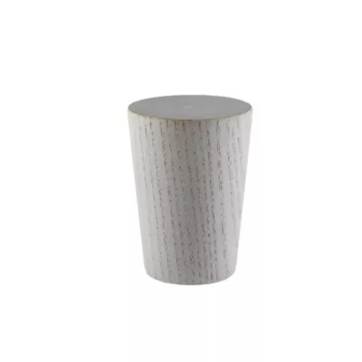 Embout cône pour barre à rideau GoodHome 28 mm Chalki blanc