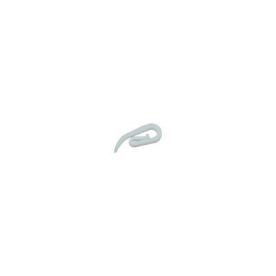 Crochets escargots rideau GoodHome passe-tringle Nisis x 100 Blanc
