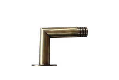 Équerre fixation droite pour barre à rideau GoodHome 28 mm Antiki doré