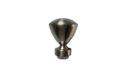 Embout poire pour barre à rideau GoodHome 28 mm Athens gris
