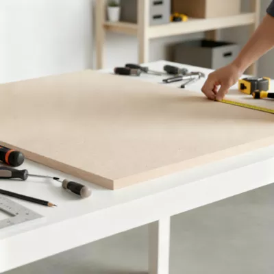 Panneau médium (MDF) - 244 x 122 cm, ép.15 mm (vendu au panneau)