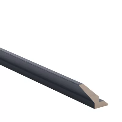 Corniche GoodHome Artemisia Bleu nuit H. 75 mm x l. 2.4 m