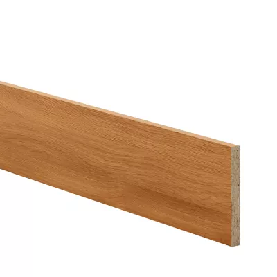Plinthe de cuisine Goodhome Chia chêne fumé H. 15 cm x l. 2.4 m x Ep. 16 mm