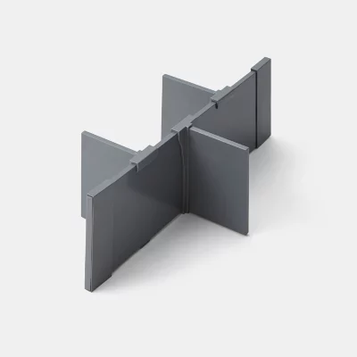 Diviseur pour casserolier GoodHome Soto gris anthracite