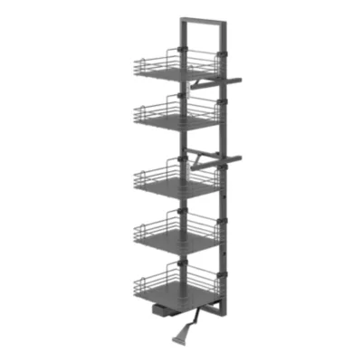 Colonne coulissante 5 niveaux GoodHome Enden Pèbre 60 cm