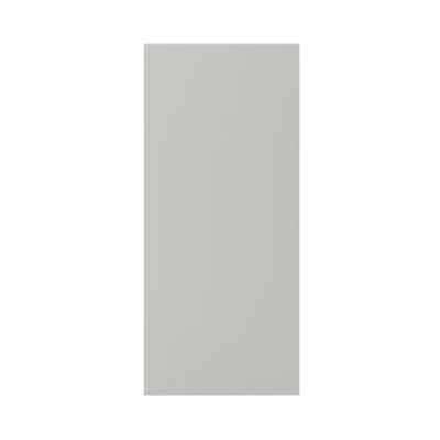Panneau de finition haut Goodhome Garcinia ciment H. 72 cm x l. 32 cm x Ep. 18 mm