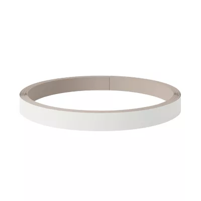 Bande de chant pour joue de finition GoodHome Stevia et Garcinia Blanc Ep. 0.6 mm x L. 10 m