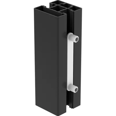 Extension poteau Alara noir h.12,5 cm
