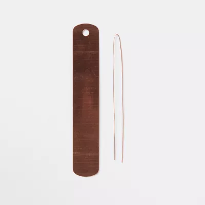 Etiquettes plantes à accrocher cuivre Verve (lot de 10)
