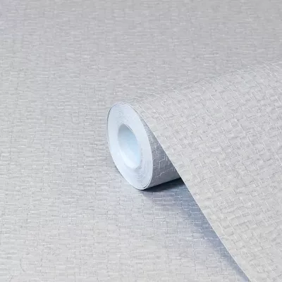 Papier peint vinyle sur intissé GoodHome Aure gris clair